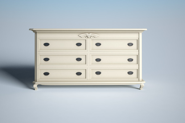 baroque drawer wide chest max - Baroque drawer wide chest by group3d